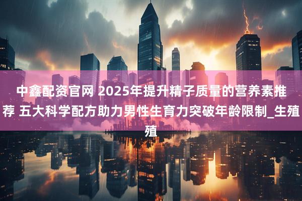 中鑫配资官网 2025年提升精子质量的营养素推荐 五大科学配方助力男性生育力突破年龄限制_生殖