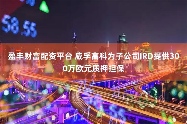 盈丰财富配资平台 威孚高科为子公司IRD提供300万欧元质押担保
